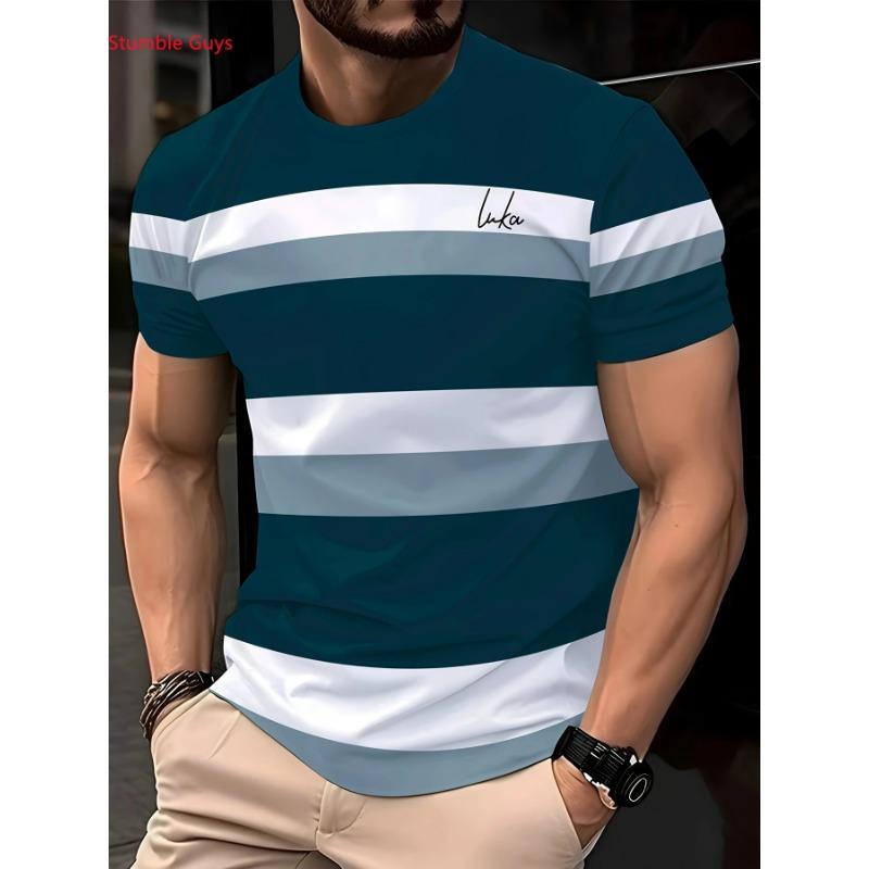 Summer fashion casual men s T-shirt 2XS