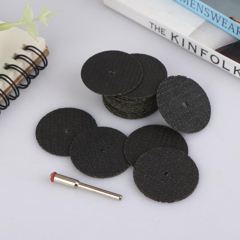 11/21/25/54 Pcs Abrasive Cutting Disc 32Mm With Mandrels Grinding Wheels For Dremel Metal Cutting Rotary Tool Saw Blade