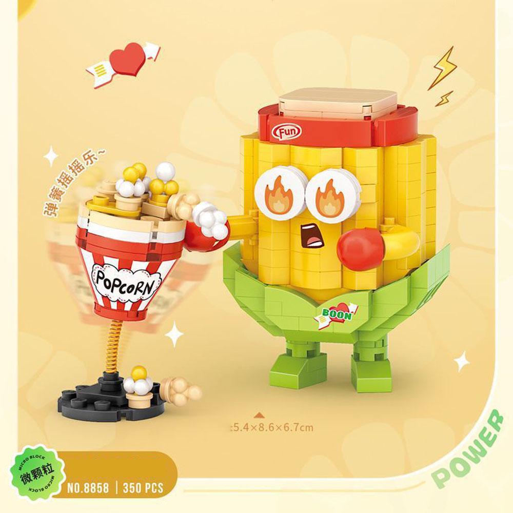 Idea Nanobricks Cartoon Vegetable Micro Diamond Block Eggplant Corn Chinese Cabbage Tomato Building Brick Toy For Kids Gifts