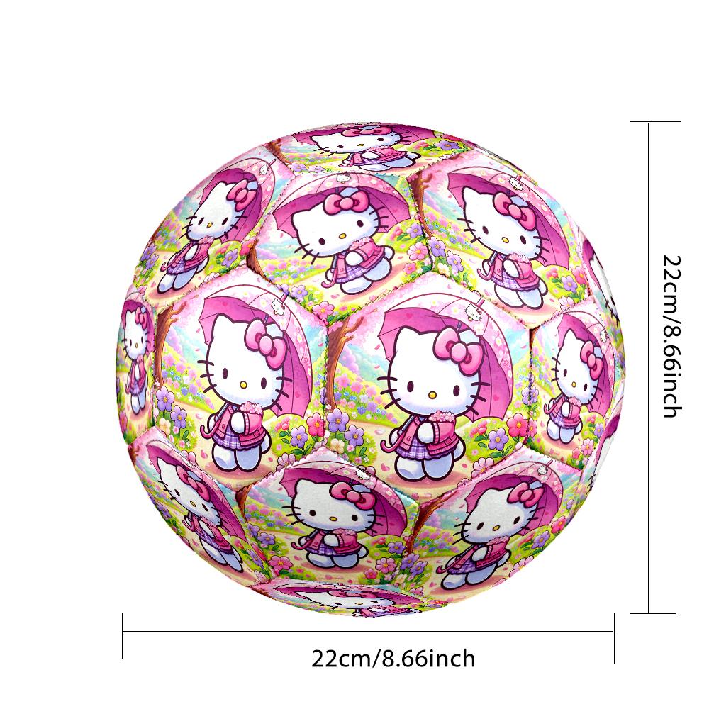 1pc Lovely Cat Soccer Ball, Athletic Standard Football Size 5 Lightweight Sports Match Soccer Ball, Perfect Gift for Sports Enthusiasts