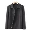 Men's Double-Faced Wool Blend Short Jacket