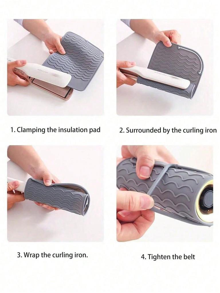 Portable Heat-Resistant Pad, Straightener, Curling Iron Insulation Pad, Anti Slip And Heat-Resistant Pad, Travel Styling Tool