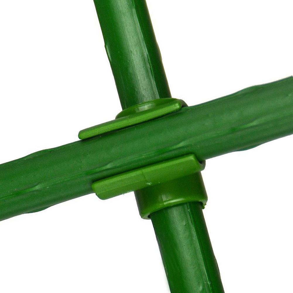 For Garden Setup Plant Trellis Connectors Home Gardening Black Climbing Plant Trellis Connectors Robust Plastic Construction
