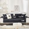 New Plush Sofa Cushion Autumn And Winter Non-Slip Seat Cushion Thickened Winter Leather Sofa Cover Backrest Cover Cloth Towel
