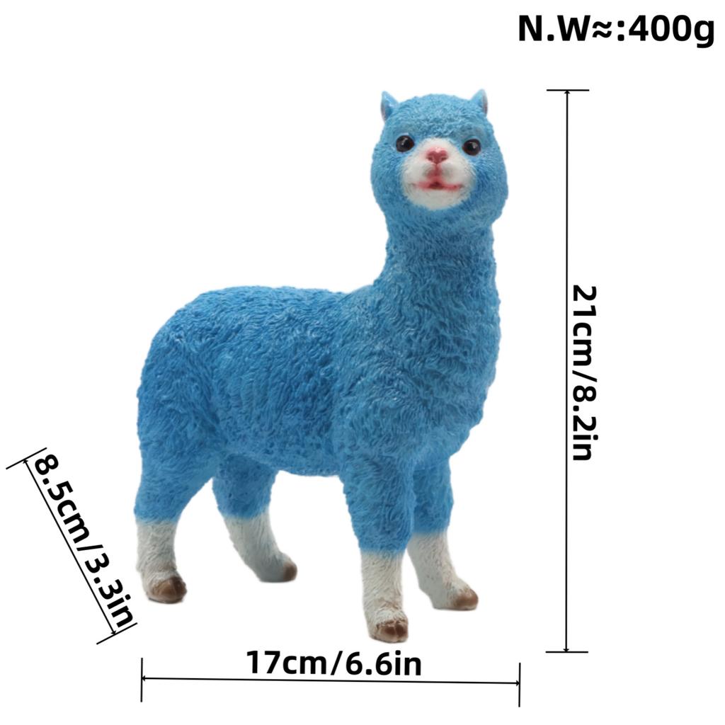 Kreative Simulation Alpaka Harzhandwerk Neues Zuhause Dekoration Wohnzimmer Eingang Geschenk Modernes Einfaches Ornament