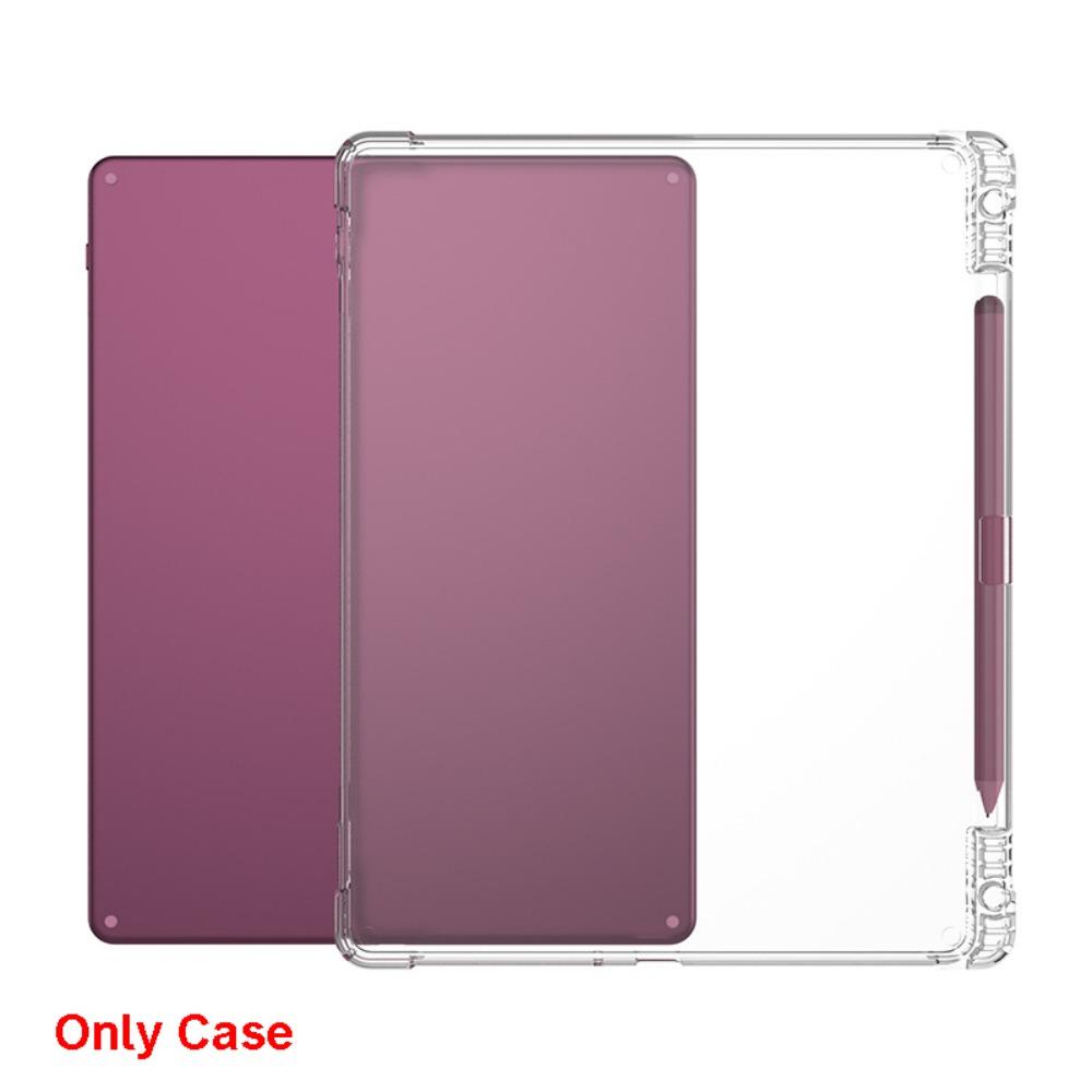 Měkké pouzdro z TPU pro čtečku e-knih s držákem na pero, odolné proti pádu, průhledné ochranné pouzdro s airbagem pro Kindle Scribe/Colorsoft 11 palců 2026