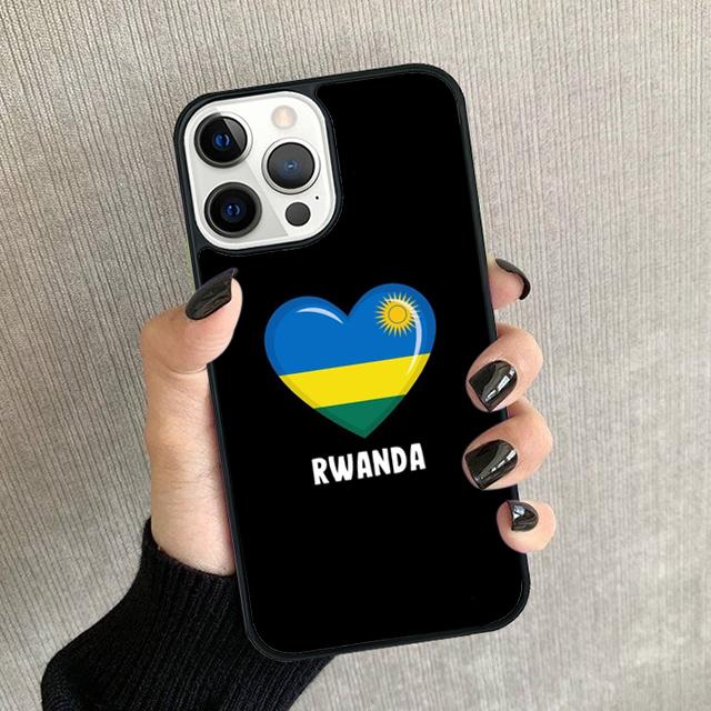 Ruanda Flagge Handyhülle Für iPhone 17 Air 15 16 16e Pro Max 11 12 13 14 Hülle Für apple Max Plus Hülle Fundas Schale