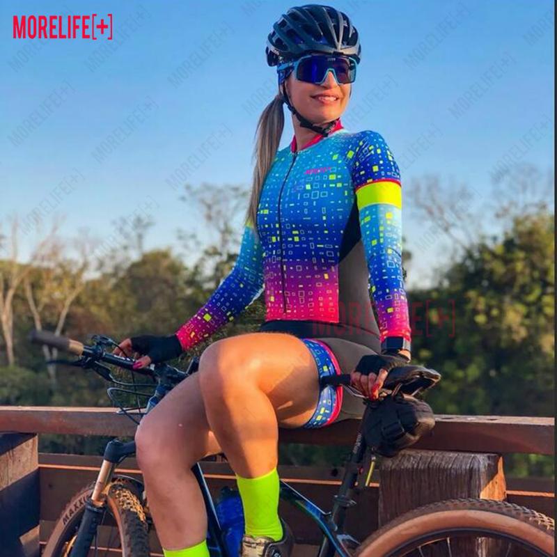 Women's Clothing Triathlon Cycling Jersey Outdoor Sportswear Bicycle Clothes One Piece Jumpsuit Macaquinho Ciclismo Feminino