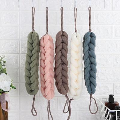 Flower Mesh Shoulder Scrubber Long Sponge Body Back Bath Sponge Shower Exfoliate Strap Shower Body Wash Brush Health Cleaning