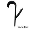 Kitchen bathroom heating bathroom creative transparent and strong plastic hooks no punching no nails S-shaped hooks S-hooks