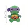 25cm Anime Plush Toys Mutant Ninja Turtles Cute Cartoon Donatello Raphael Leonardo Dolls Christmas Birthday Gifts