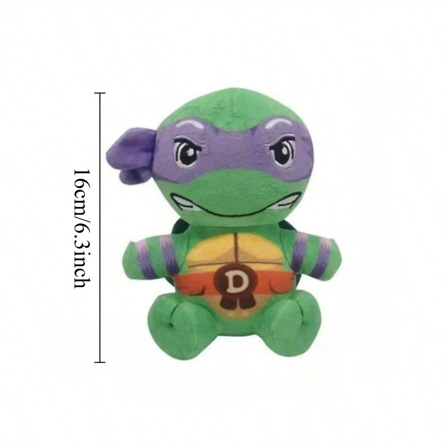25cm Anime Plush Toys Mutant Ninja Turtles Cute Cartoon Donatello Raphael Leonardo Dolls Christmas Birthday Gifts