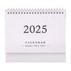 2025 Mini Desk Calendar Daily Planner Flip Calendar To-Do List Memo Pad Time Management Schedule Organizer for Office Home School