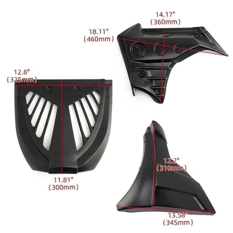 For Honda Rebel CMX 300 2017-up Motorcycle Engine Guard Cover Lower Spoiler Belly Pan Fairing Mounting Bracket Matte Black