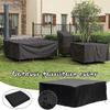 Outdoor Garden Furniture Cover Black Durable Oxford Cloth Waterproof Dustproof Sun Protection Terrace Table Chair Sofa Covers