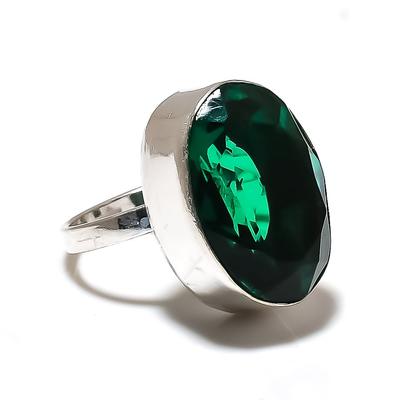 Natural Chrome Diopside Gemstone 925 Sterling Silver Gift Ring Size 9 f5H05