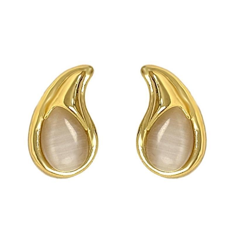 A52E 1 Pair Playful Ear Studs Small Studs Earings Geometric Fashion Ear Jewelry