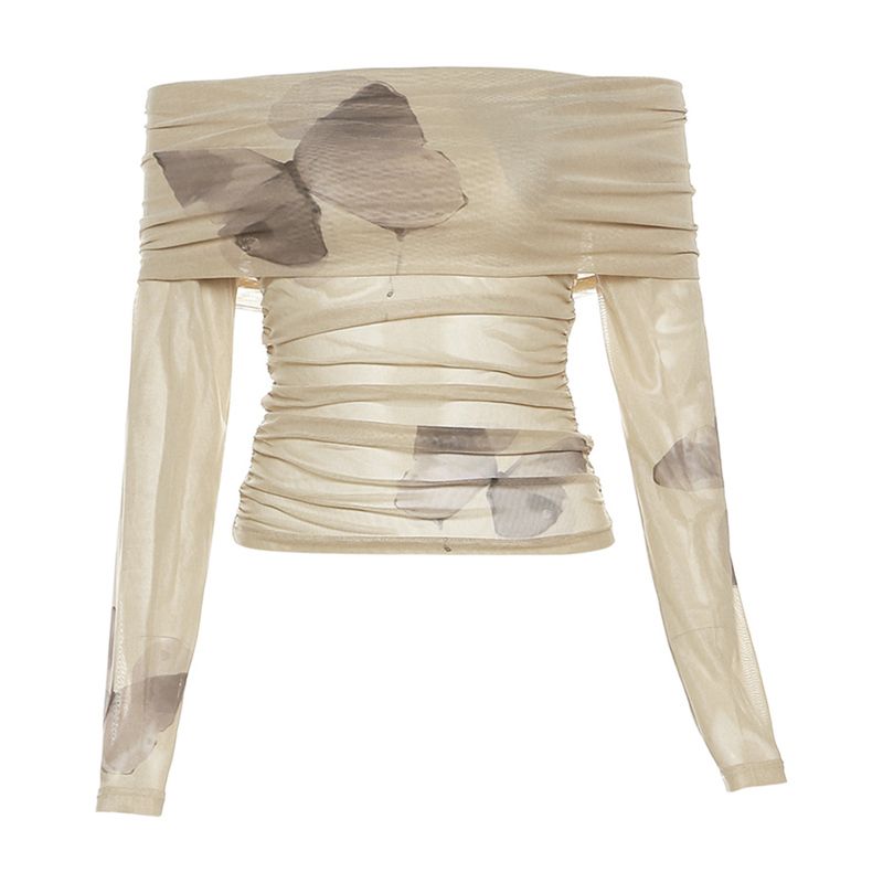 

Странный котик в стиле ретро принт топ футболка Khaki S