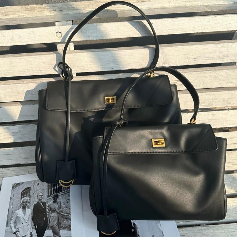 Paris Handbag High-quality Imported Cowhide Large-capacity Underarm Bag Casual Commuting 27x18x9cm