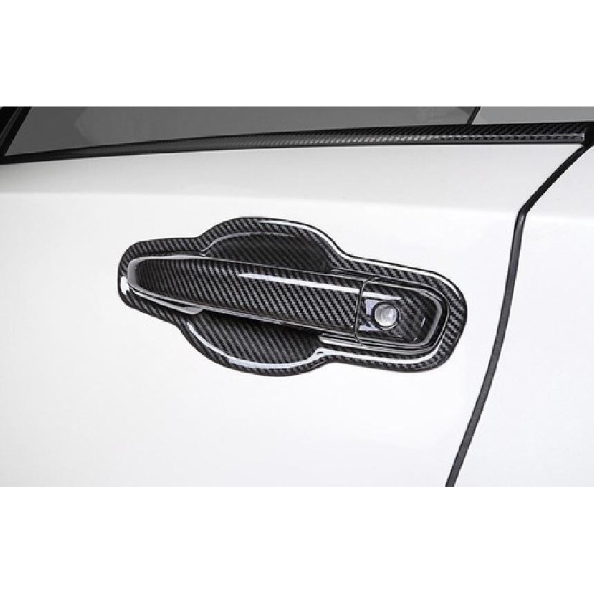 Car Carbon Fiber Exterior Side Door Handle For Honda Accord 2018- Cover Trim