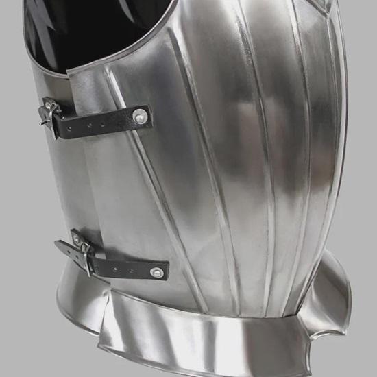 Medieval Knight Fluted Gothic Cuirass Armor Warrior Knight Armor Steel Breastplate Armor- Cosplay Armor- Larp Costume Gift Item.