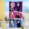 Demon Hunter Girls 1 Beach Towel Soft Durable Quick-Dry Comfortable Lightweight Portable for Swimming,Beach,Camping, Travel