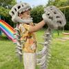 Breathable Dino Head Cover Hat With Funny Skeleton Design Ideal For Costume Fun And Outdoor Activities
