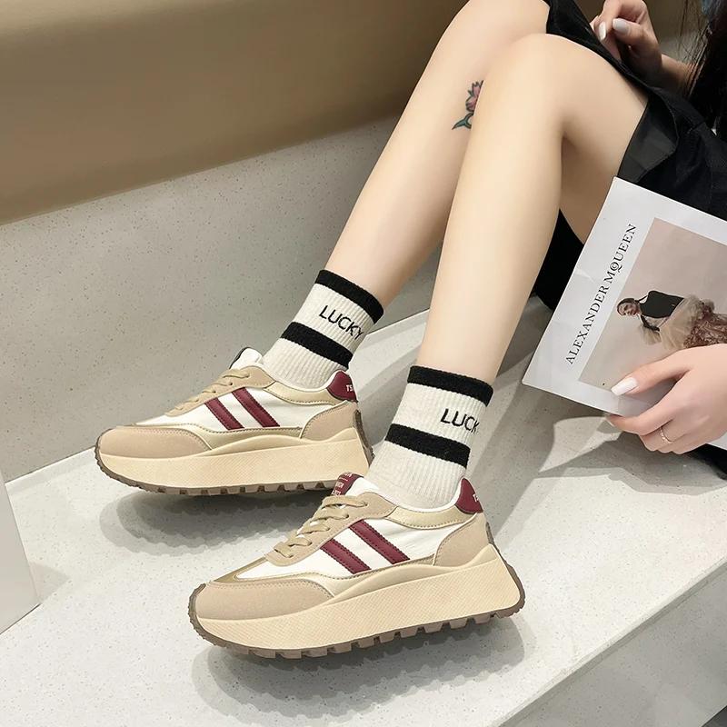 Women Sneakers Woman  Trend Women's Footwear Women's Vulcanize Shoes for Ladies Casual Sneaker Sport Free Delivery Shoe Lady