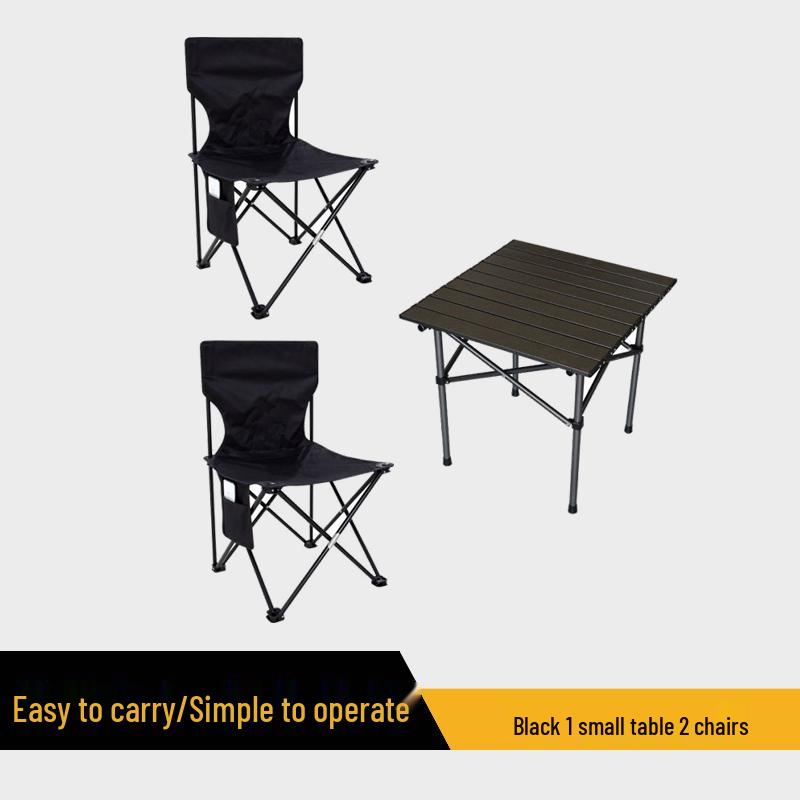 Guard Camp Portable Folding Camping Table & Chair Set