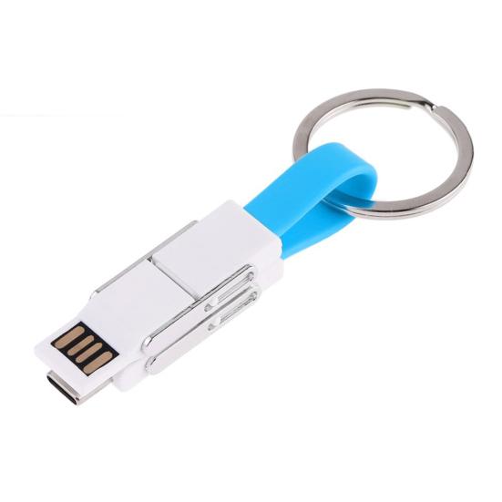 4 in 1 USB Dual Typ-C Magnetisches Micro Lade-Datenkabel für iPhone