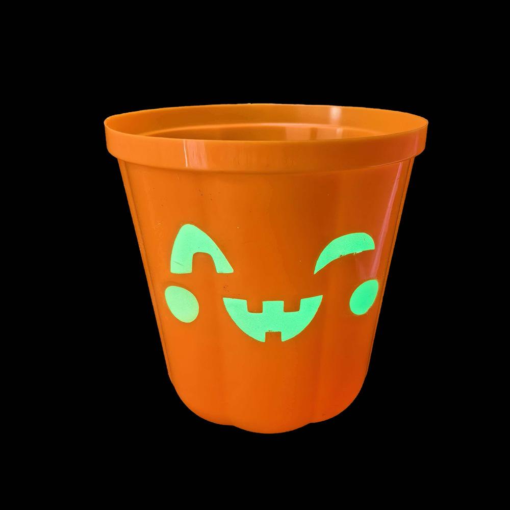Halloween Colorful Music Pumpkin Lantern & Candy Jar with Sound Control