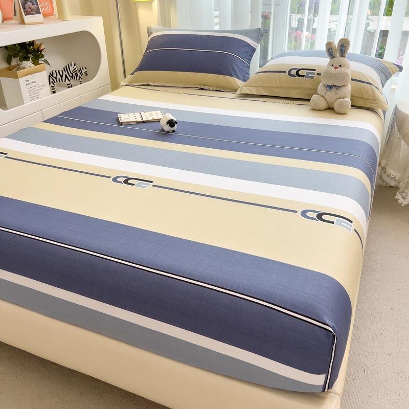 Cotton Printed Mattress, Simmons Mattress Protective Cover, Pure Cotton Lazy Bedspread Pillowcase