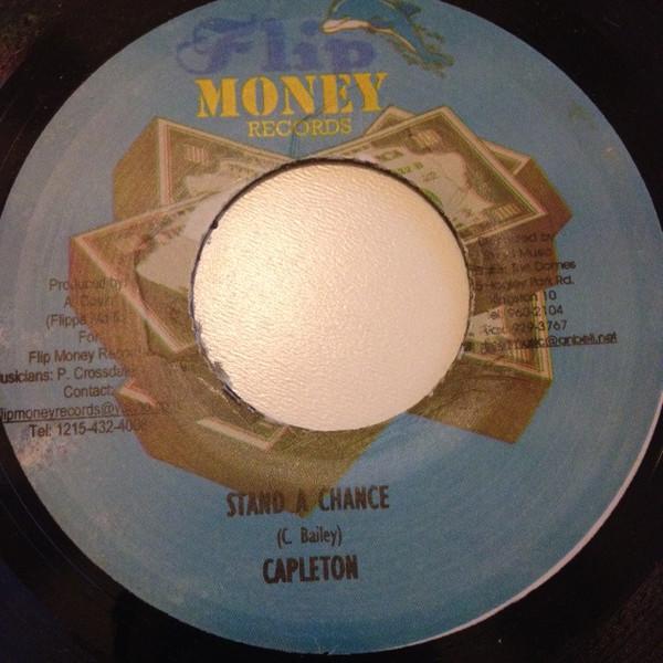 

7inch Record CAPLETON - Stand A Chance NONE Flip Money Reco Jamaica Reggae, Ska & Dub Used