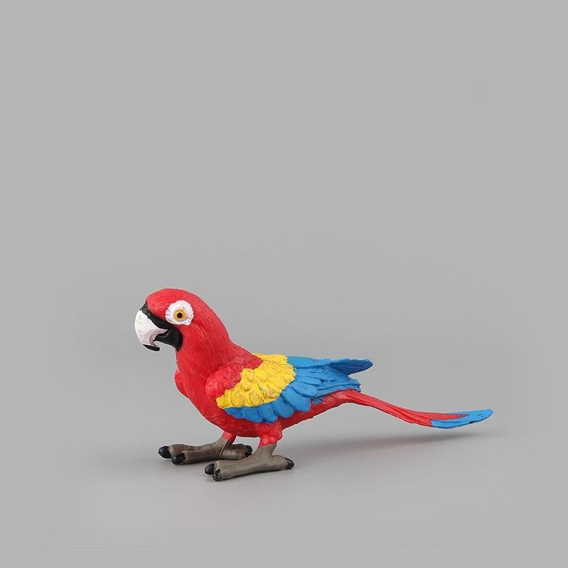 Parrot Kookaburra Model Set With Pvc Material For Childrens Educational Play And Collecting