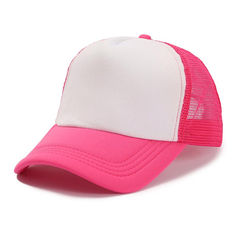 2023 Neue Candy-Farben Mesh Sonnenschutzkappe Baseballkappe für Männer und Frauen