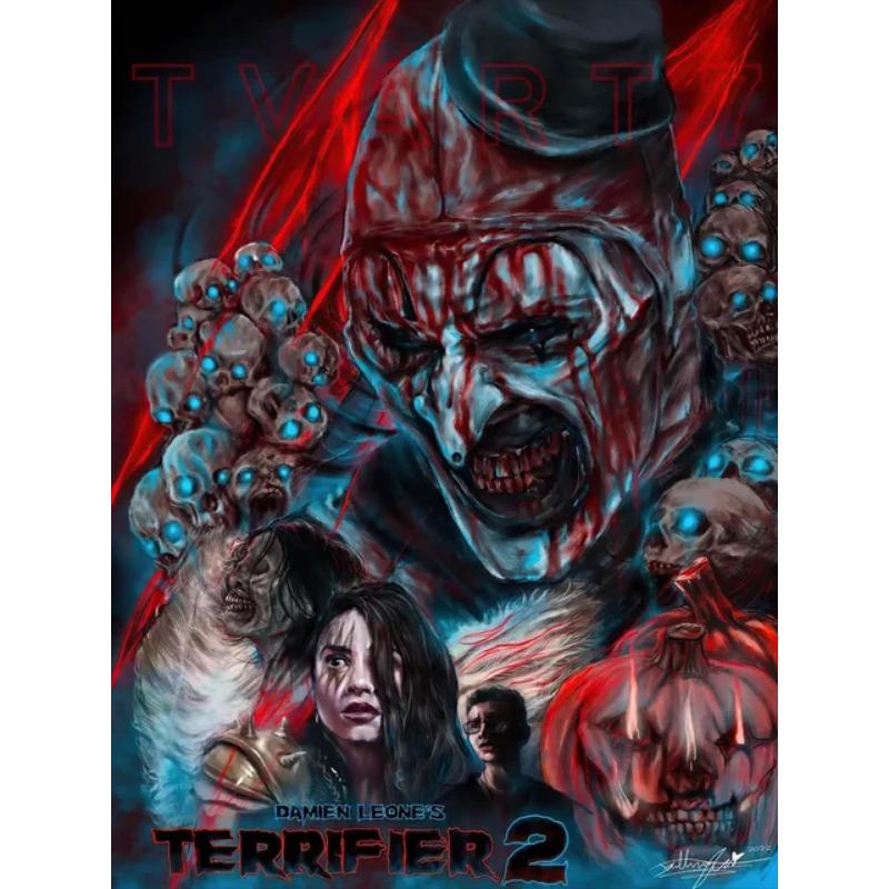 

Ретро Декорация Фильм Ужасов Террифаер 2 Постер Эстетика Кино Телевизионный Набор Холст Картина Для Настенного Искусства Фреска Домашний Декор Комнаты 21cm×30cm NoFrame