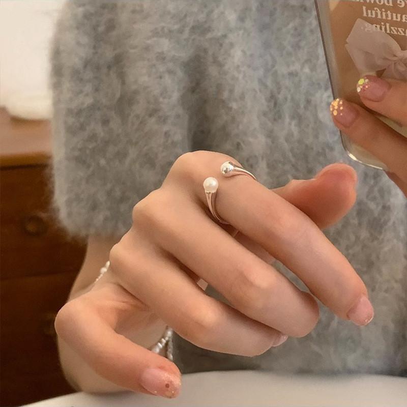Fashionable Womens Adjustable Open Ring With Contemporary Geometric Design In Elegant Copper