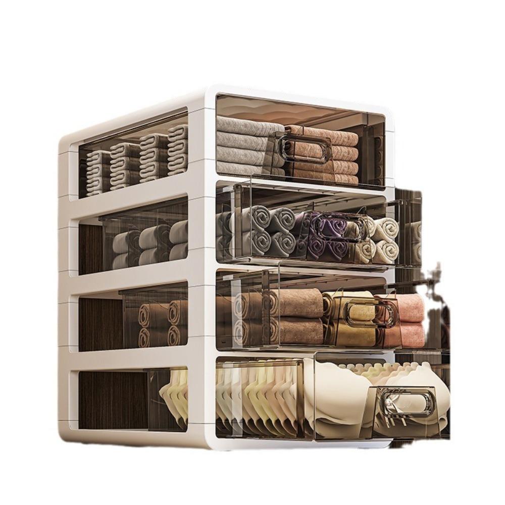 Stackable Drawer Storage Box Large Capacity Organize Box New Storage Cabinet Socks