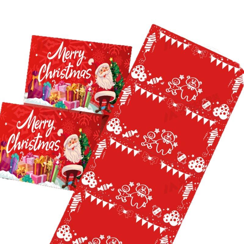 Christmas Red Cash Envelope Black Gold Folding Red Envelope Surprise Gift Party Gift Children's Surprise Gift Box