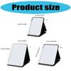 Portable Foldable Beauty Mirror Convenient To Transport Standing Vanity Mirror 3 Size Options For Home Office Use