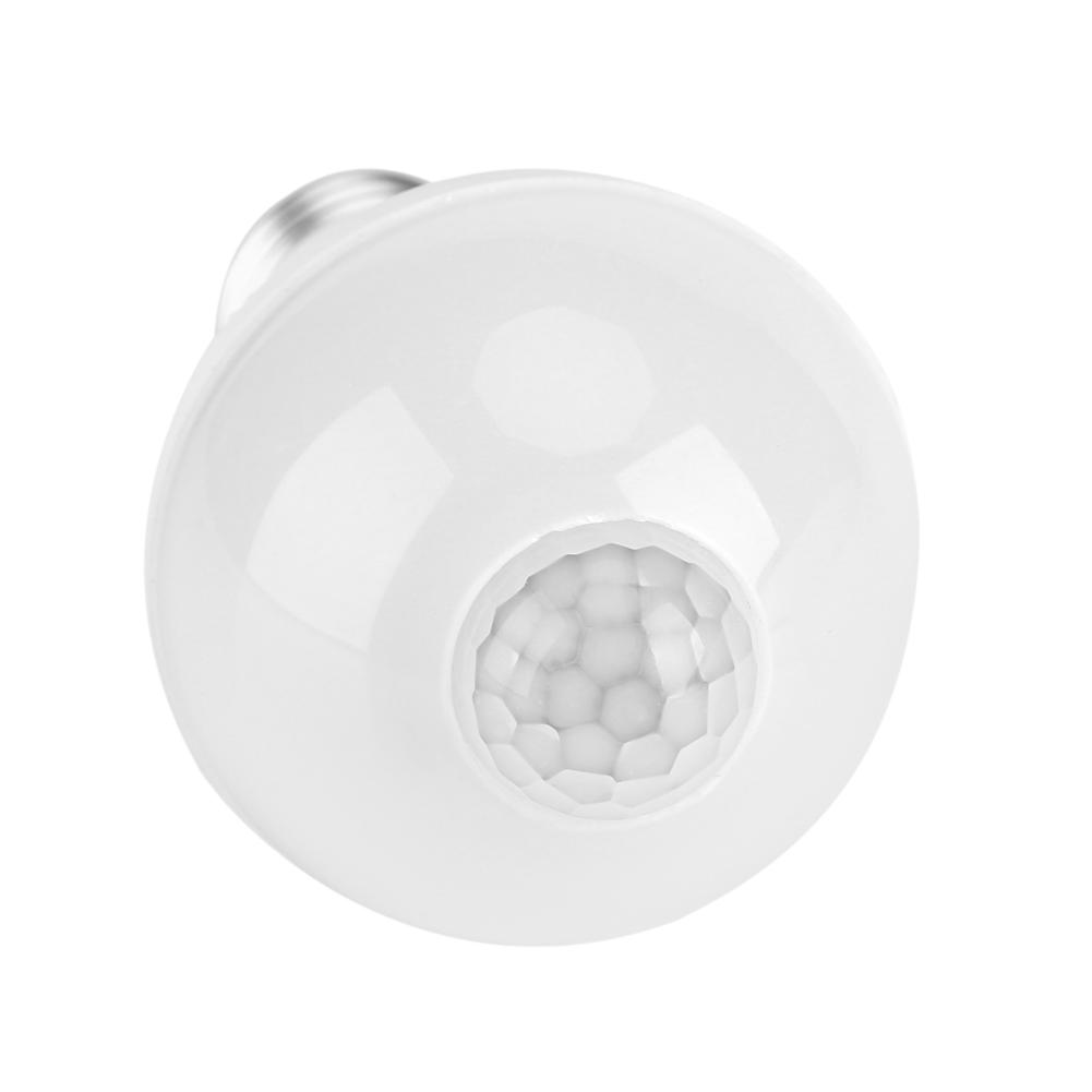 E27 Intelligent Detection PIR Infrared Motion Sensor Light LED Lamp Bulb