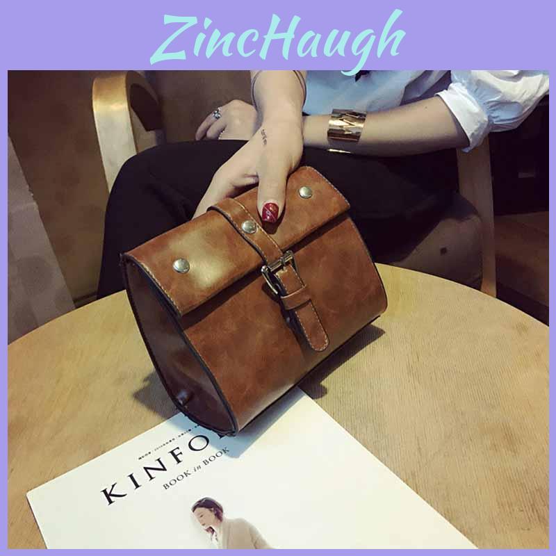 Elegant Vintage Style Pu Leather Crossbody Bag For Women In Brown Chic Small Square Design