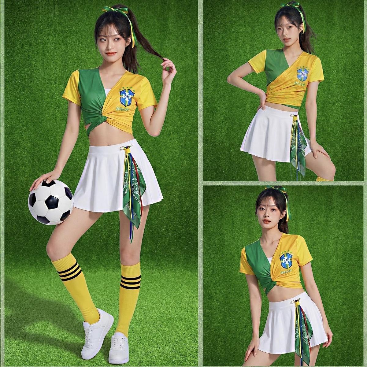 Football baby clothing Sexy Cheering squad clothing suit S