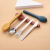 3Pcs/Set 3 In 1 Travel Portable Cutlery Set 304 Stainless Steel Chopsticks Fork Spoon Student Dinnerware Sets Kitchen Tableware