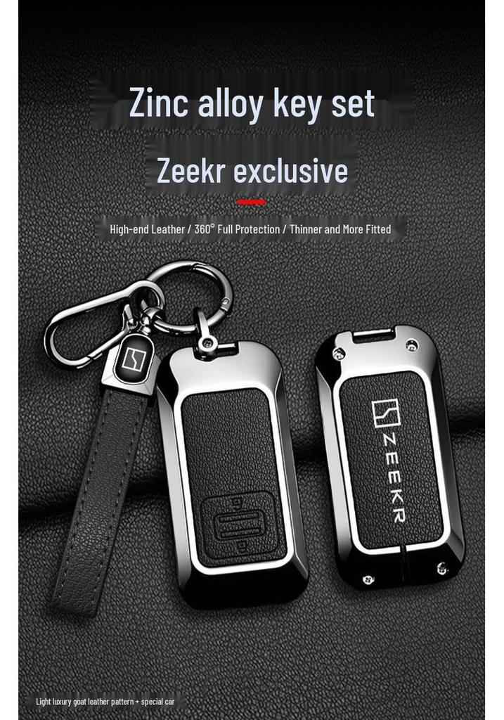 Zeekr 9x Car Key Protective Metal Case 001 - High-End Lock Key Shell for Max/Ultra Models (Unisex)