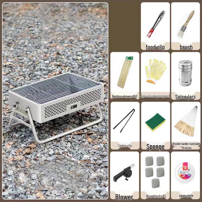Yizi Miss Multi-functional Electric Barbecue Grill 47x28.5x22.5cm