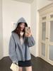 Korean Style Petite Wool Hooded Coat - Women's Casual Designer Overcoat