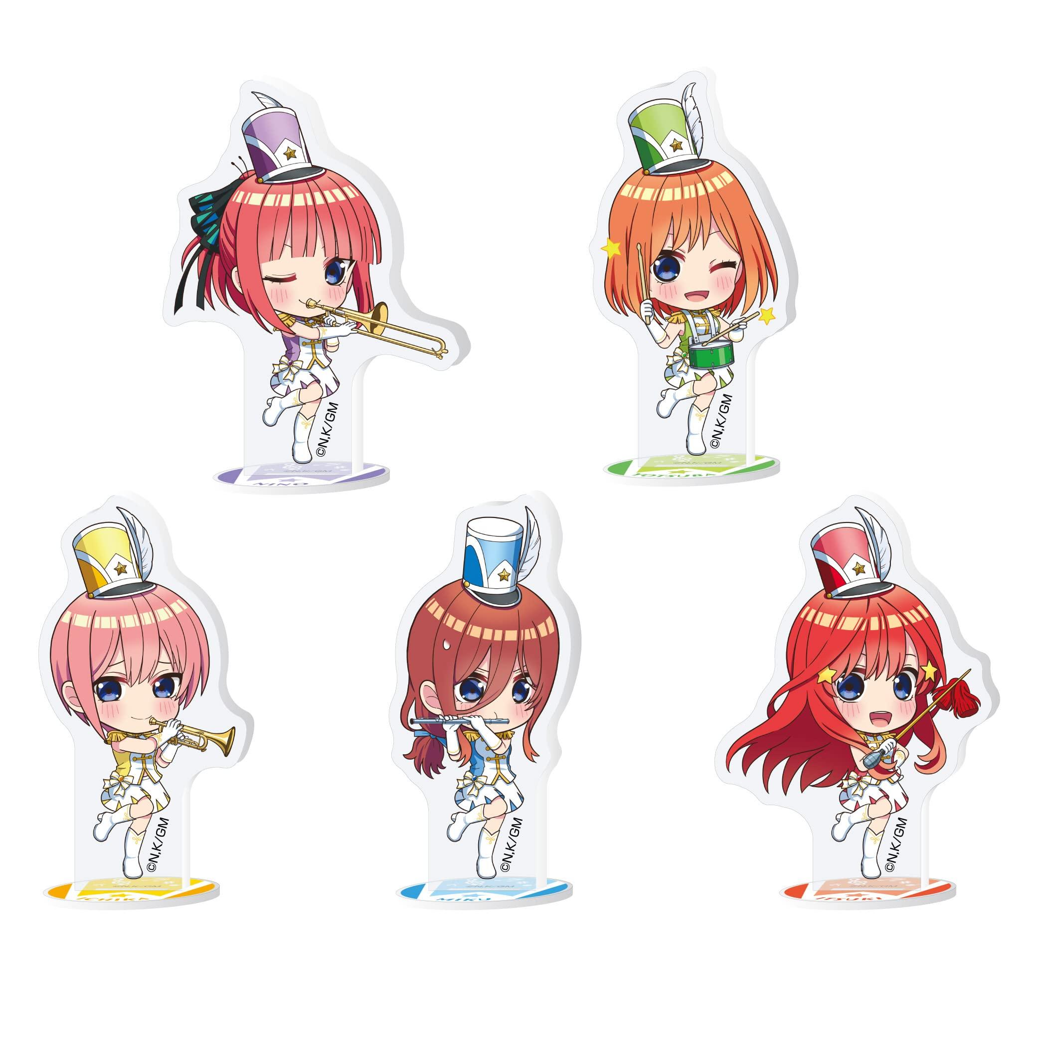 Ensky The Quintessential Quintuplets Movie Mini Acrylic Stand Box (ENSKY) (Marching Band) 5-Pack