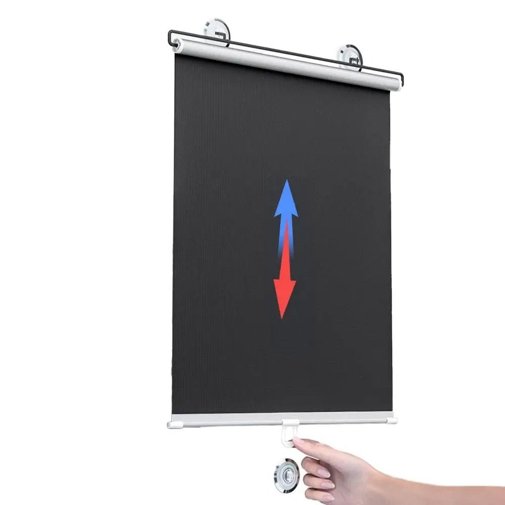 Universal UV-Protection Curtains Retractable Sunshade Roller Blinds  Auto Truck