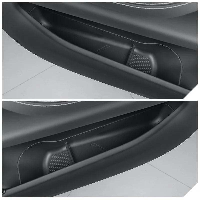 Samolepka na auto Pro Tesla Model X 2023 Úložný prostor dveří Slot ve dveřích Úložný box Interiér auta Příslušenství kufru Úprava auta